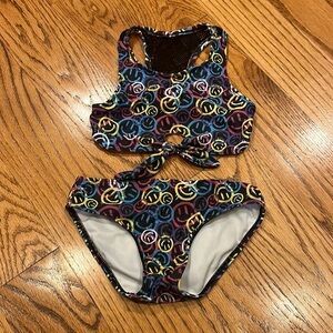 Coral & Reef Beachwear Girl’s Smiley Bathing Suit Size 6